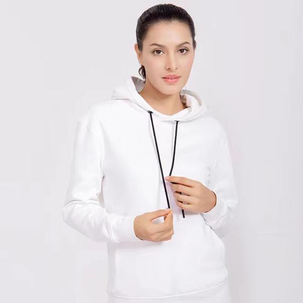 Algodão Outono Hoodies Feminino Camisa Anti-Rugas Com Detecção de Agulhas