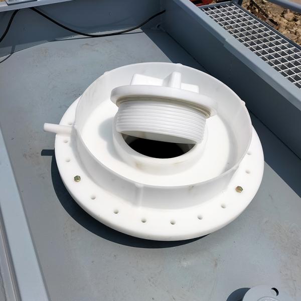 Chemical Tank Truck Full Plastic Manhole Cover with -40°- 70° Design Temperature
