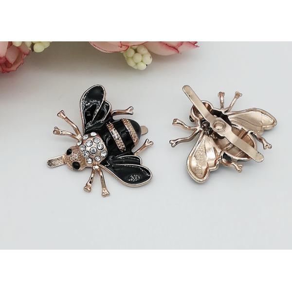 Rhinestone Shoe Accessories Zinc Alloy Buckle For Handbag Wallet Shoes Clothes Decoration