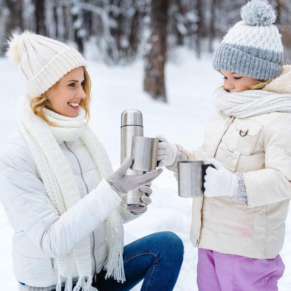 Enjoy Hot or Cold Drinks Anywhere with Our American Style Triple Wall Thermos Flask