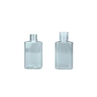 Transparent Spray Bottle for Hand Sanitizer Lotion etc. Flat Bottle PET 20ml 60ml 80ml