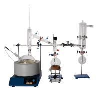Instrumento termodinâmica 5L da destilação do trajeto curto do laboratório