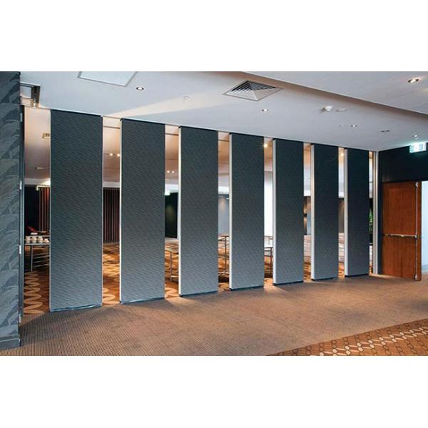 95mm Blue Fabric Acoustic Modular Partition Wall For Office Meeting Room