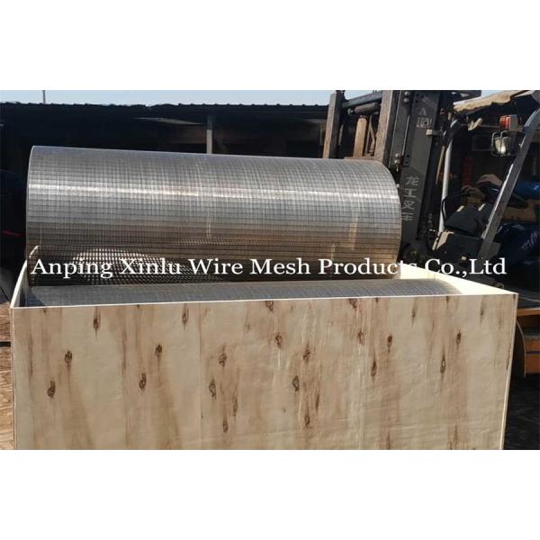Chemical Petroleum Rotary Screen Drum 1800mm Length Stainless Steel Filter Cylinder