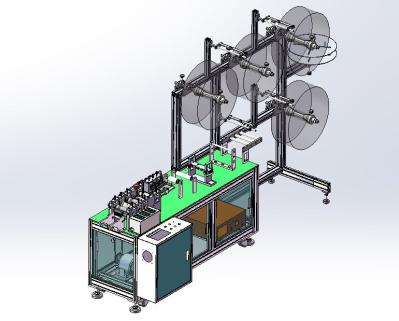 1-4 Levels Dust Mask Making Machine , Earloop Mask Machine CE Certification