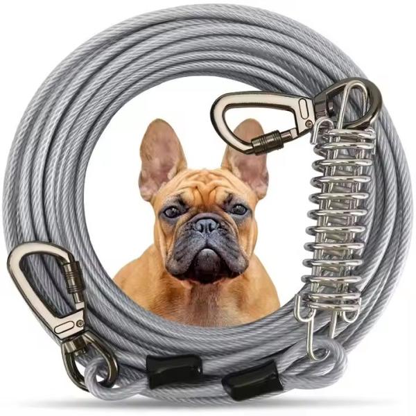 Tire de revêtement de colle à double extrémité en acier pour gros chiens
