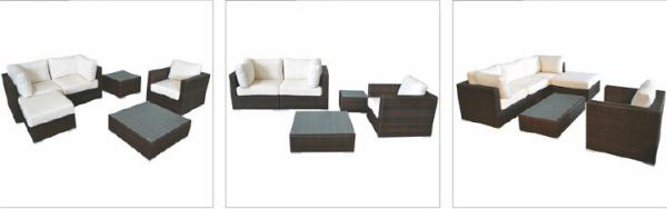 outdoor rattan modular sofa-15 series