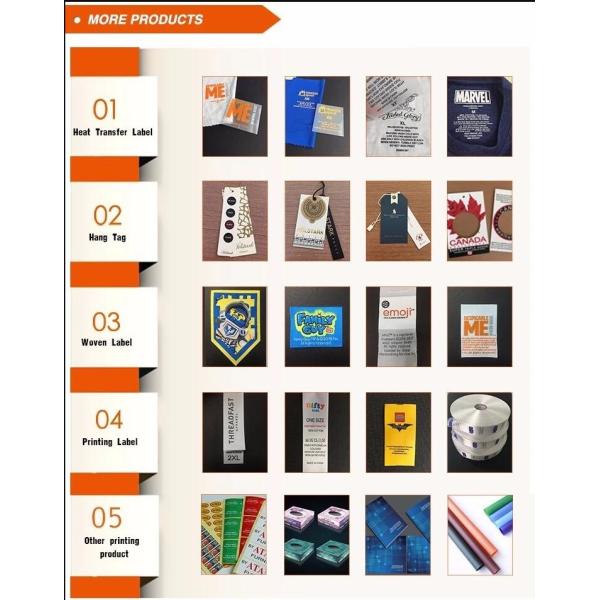 Adhesive Iron On Woven Labels For Clothing T - Shirt OEM / ODM Design