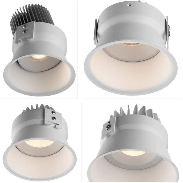 Slim Trim Dimmable Aluminum Die-cast Hotel Spot LED Downlights Dia 107*H 97mm 10W