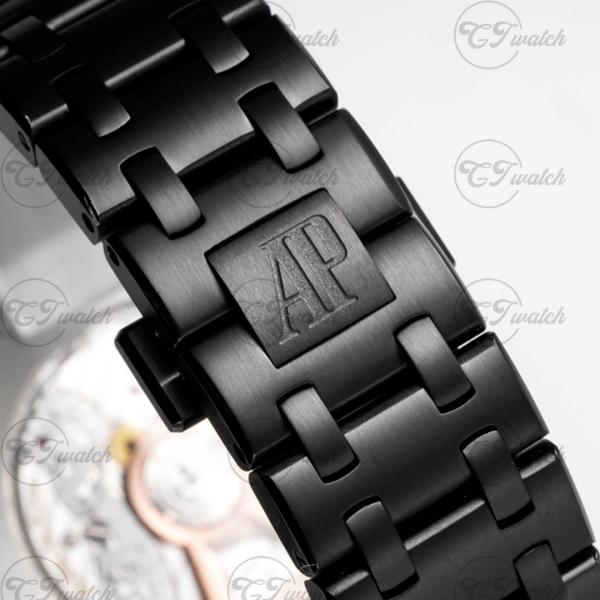 Reloj cronógrafo automático Audemars Piguet Royal Oak Offshore 44mm Calibre 3126 con caja de cerámica negra y cristal de zafiro, deportivo de lujo