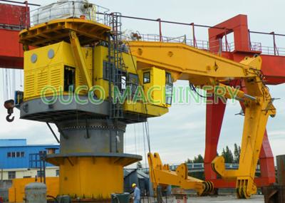 Knuckle Boom Offshore Pedestal Jib Crane With Heavy Lifting ABS Hydraulic System