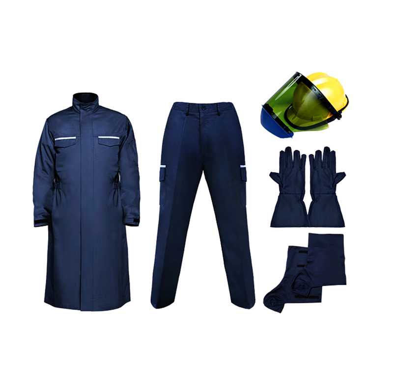 Flame Resistant Arc Flash Lab Coat Water Repellent Anti Static Lab Coat High Visibility