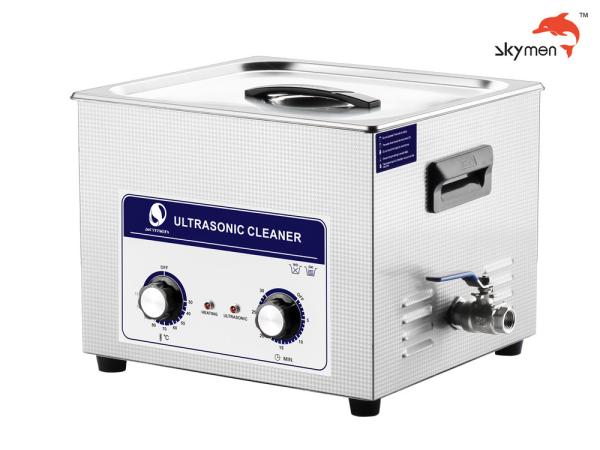 Banho ultrassônico mecânico 15L do líquido de limpeza do botão 360W para a garrafa de vidro JP-060 da colagem