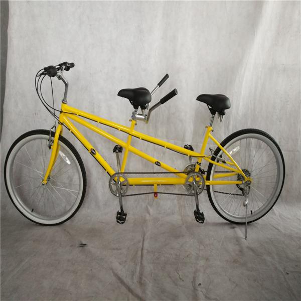 Hard Frame Tandem Bicycle 26 Inch Touring and Leisure Adult Cruiser Double Seats Bike
