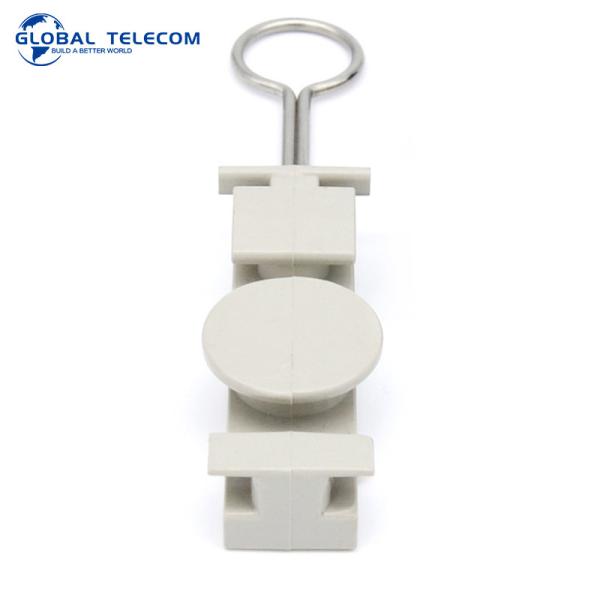 Flat Fiber Optic Cable Clamp S Type drop cable tension clamp FTTH