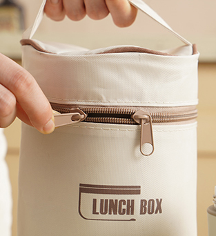 Custom Eco Friendly Plastic Stainless Steel Insulated Lunch Box for Children's Storage