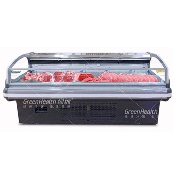 Коммерчески холодильник открытой выкладки холодильника R22 дисплея мяса