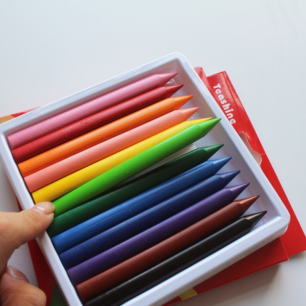 high quality hot sale non toxic colored erasable crayon set