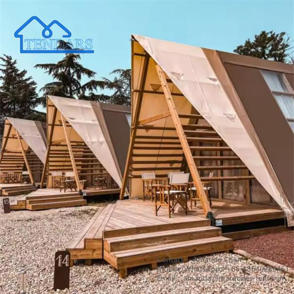 Роскошная гостиничная палатка толщенная ткань навес кемпинг сафари палатка на открытом воздухе