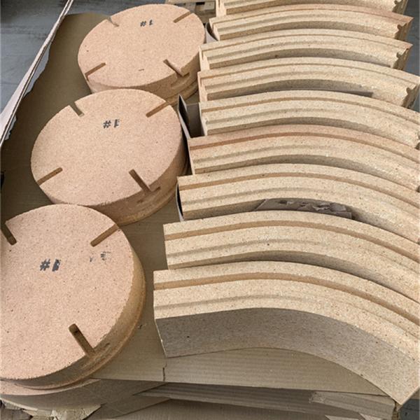 ISO9001 2008 Certified High Alumina Refractory Tiles For Kiln Fire Brick And Wall Cladding