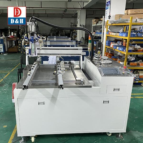 Manufacturing Plant 2 Part Silicone Epoxy Resin Meter Mix CNC Glue Dispensing Machine