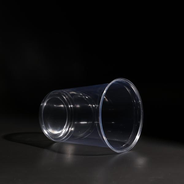 Disposable 32OZ PET Plastic Cup With Lids For Beverages And Coffee