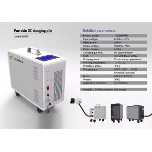 Rfid Compatible 20kw 220v Fast OCPP DC EV Car Charger Chademo Charging Station