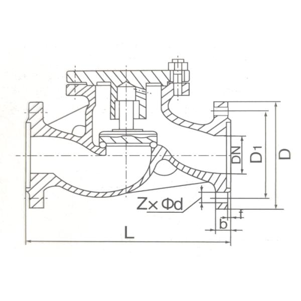 WCB Russia Standard Piston Lift Type Check Valve Lightweight Cast Steel