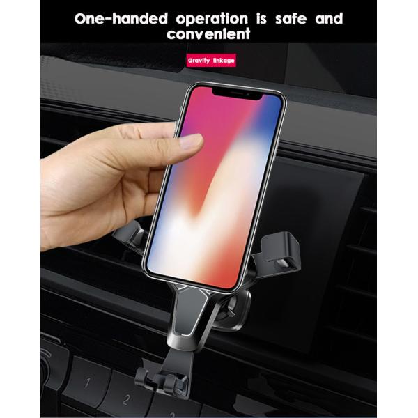 360 кронштейн держателя телефона автомобиля силы тяжести держателя 0.1kg телефона вращения степени умный регулируемый