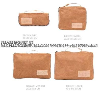 Dupont Tyvek Cosmetic Bag Travel Lightweight Tyvek Makeup Bag Pouch, handle bag, handybag, tote bag, grocery shopper