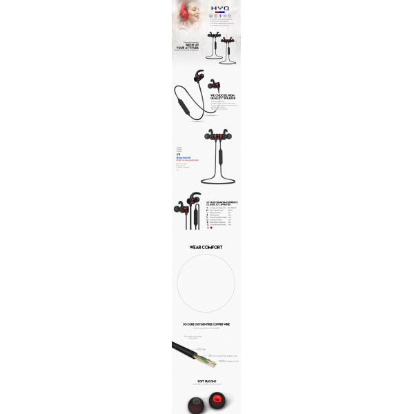 MSDS In Ear Bluetooth Earphones Wireless Magnetic Waterproof Headphones