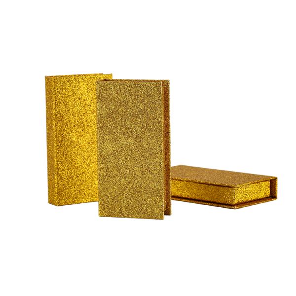 Custom Logo Pink Glitter False Eyelash Retail Stand Box with Cardboard Structure