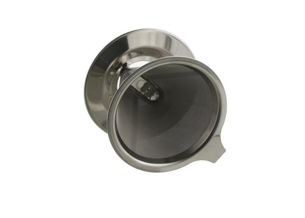 304 Stainless Steel Coffee Filter Simple Coffee Worker With Folded Edge