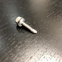 Le perçage galvanisé d'individu de M5.5 solides solubles 410 visse la tête de sortilège de 38mm que Tek visse avec le joint d'EPDM