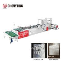 O PE PP cobre a máquina Cw-800szp da fabricação do saco do zíper do slider do bloco