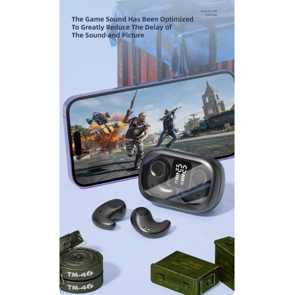 Беспроводные носимые стерео наушники с BT 5.3 и AI Call Noise Cancelling 30H Playtime