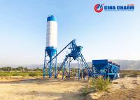 PLC Control 35m3/Hour concrete batch mix plant High Efficiency