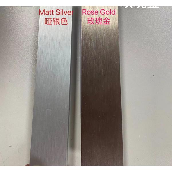 Custom Brushed Aluminum Mirror Frame with 28mm Side Height and Aluminum Alloy Lines
