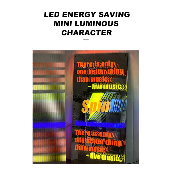 Установка винтовых болтов фиксация 2024 светодиодных акриловых букв для уличной рекламной доски