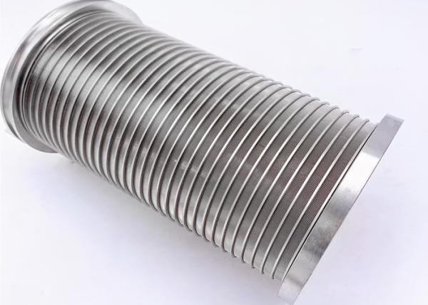 0.65mm Slot 1*2mm Wrap Wire Water Filter Elements Stainless Steel 316