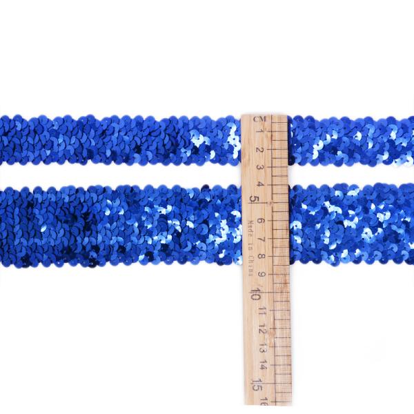 Bling 4.5cm отделка ленты Sequin яркого блеска 3 строк строки 4