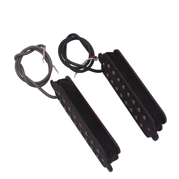 Alnico 5 Humbucker Pickups Double Coil Pickup Set 8 strings Electric Guitar Vulcanized Fiber cover