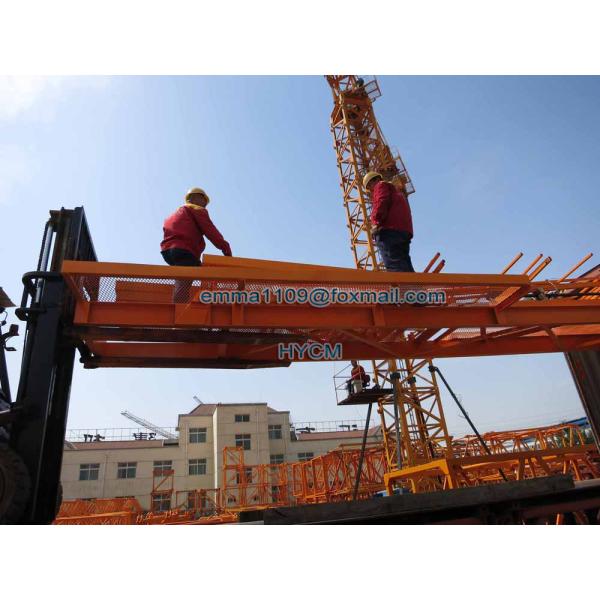 Electric Types Of Mini Tower Cranes QTZ40(4208) 4Tons Safety Equipment