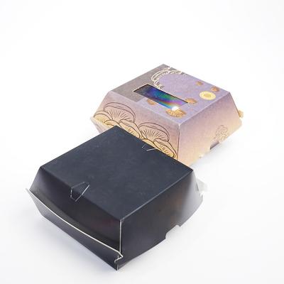 Low Price Customized Printing logo Eco-friendly Biodegradable Disposable Fast Food Burger Box