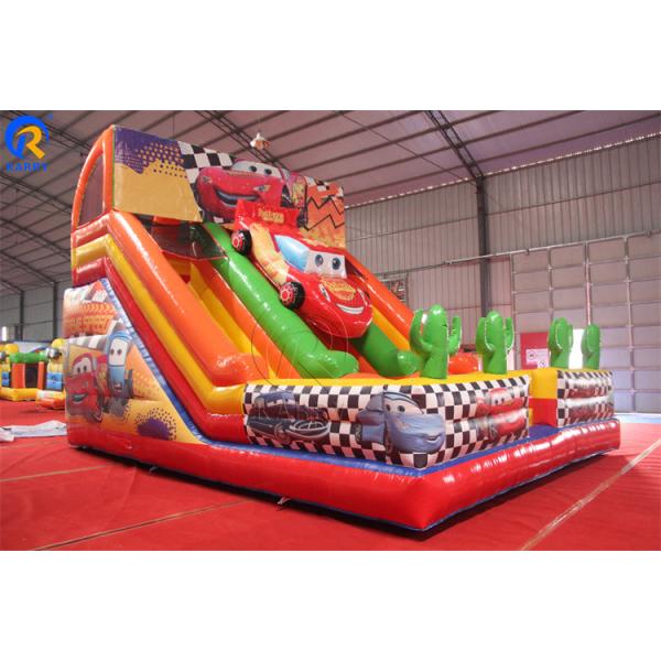 Home Bouncy Slide Playground for Kids Max Capacity 100-500kg Inflatable Double Slides