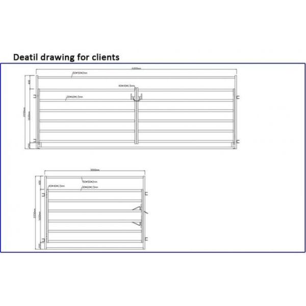 Livestock panels / Cattle panels 1.6m x 2.1m hot dipped galvanized aus standard