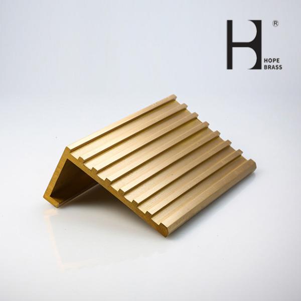 Excellent anti-corrosion Brass Extruding Anti-slip Strip Profiles brushing,polishing,chrome plating, antique