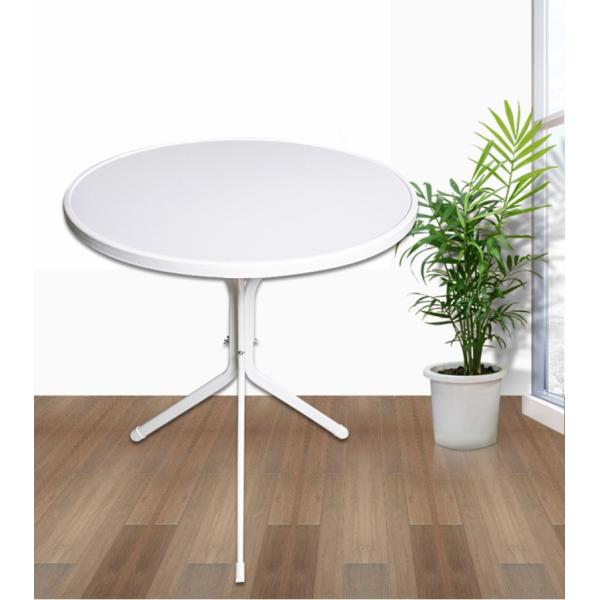 Outdoor Leisure Metal Garden Coffee Tables in Modern Round Shape with Customized Color