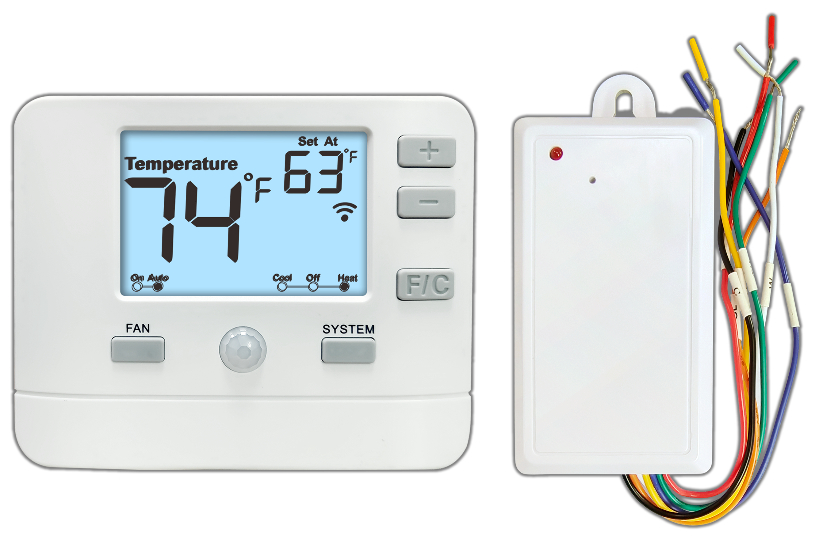 Anti-flammable ABS Housing Material HVAC Thermostat Energy Saving Non Programmable Temperature Controller for HVAC Equipment