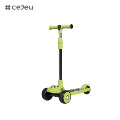 CJ-E300-2, panda pattern, with lights, music, handle can be adjusted 68-85cm, children of different heights can play
